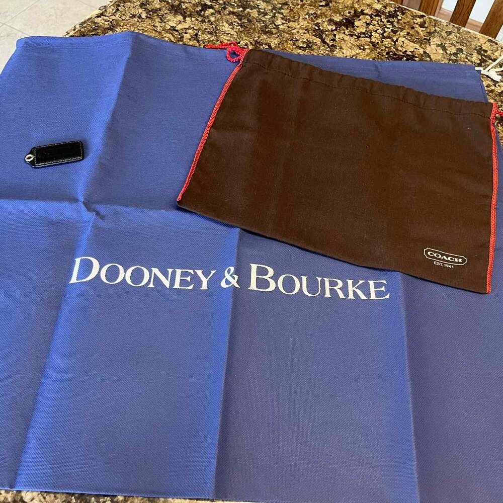 Coach Dust Bag, Dooney and Bourke Dust Bag and Coach Hang Tag